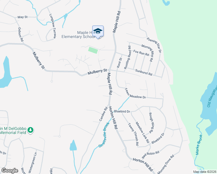 map of restaurants, bars, coffee shops, grocery stores, and more near 826 Maple Hill Road in Naugatuck