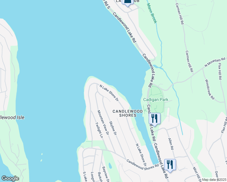 map of restaurants, bars, coffee shops, grocery stores, and more near 88 North Lake Shore Drive in Brookfield