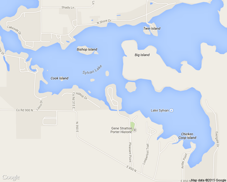 map of restaurants, bars, coffee shops, grocery stores, and more near 1015 Pleasant Point in Rome City