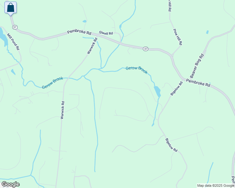 map of restaurants, bars, coffee shops, grocery stores, and more near 13 Cloverleaf Drive in New Fairfield