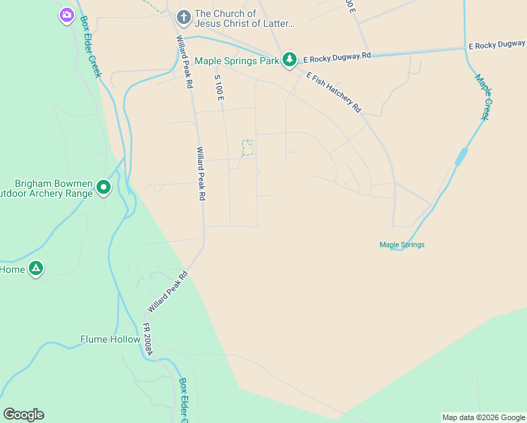map of restaurants, bars, coffee shops, grocery stores, and more near 669 South 150 East in Mantua