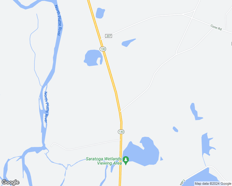 map of restaurants, bars, coffee shops, grocery stores, and more near Wyoming 130 in Saratoga