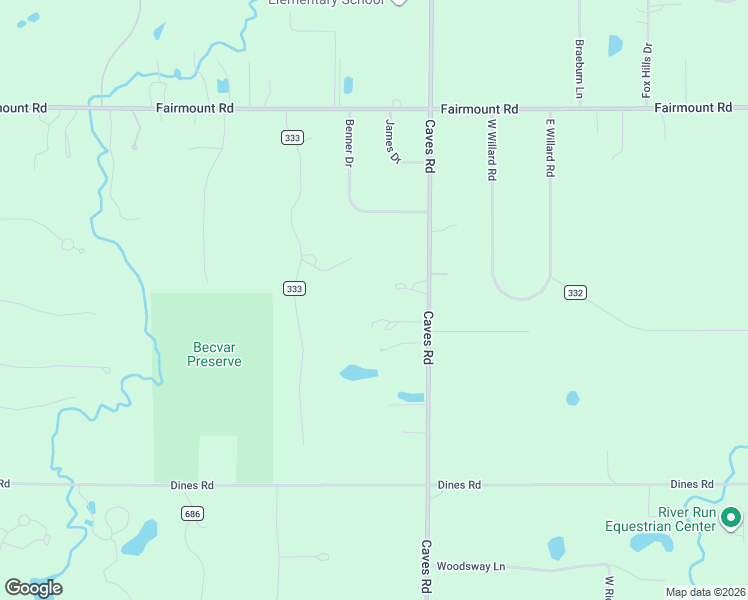 map of restaurants, bars, coffee shops, grocery stores, and more near 14110 Caves Road in Novelty
