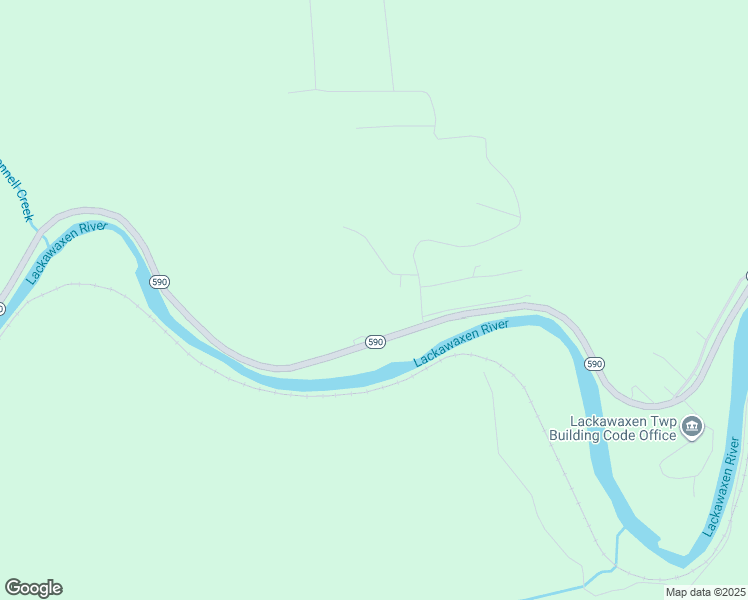 map of restaurants, bars, coffee shops, grocery stores, and more near 961 Pennsylvania 590 in Lackawaxen