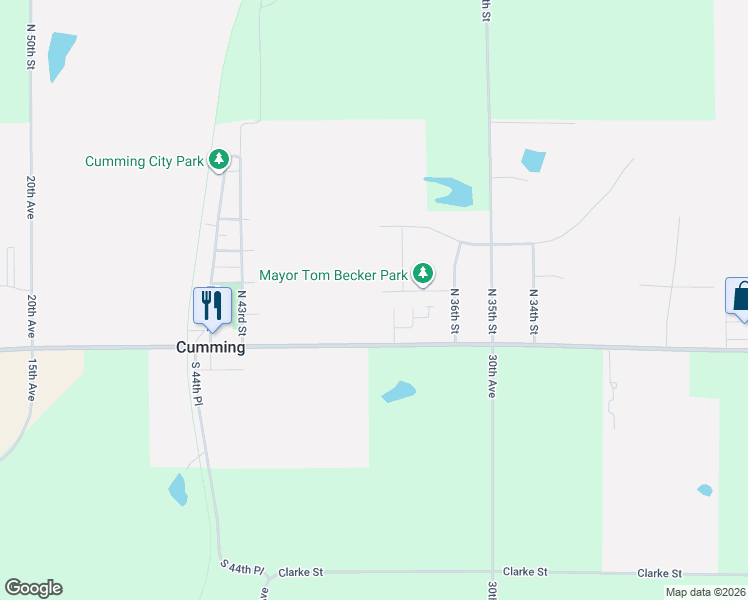 map of restaurants, bars, coffee shops, grocery stores, and more near 121 Windmill Loop in Cumming