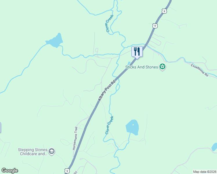 map of restaurants, bars, coffee shops, grocery stores, and more near 3577 U.S. 9 in Cold Spring