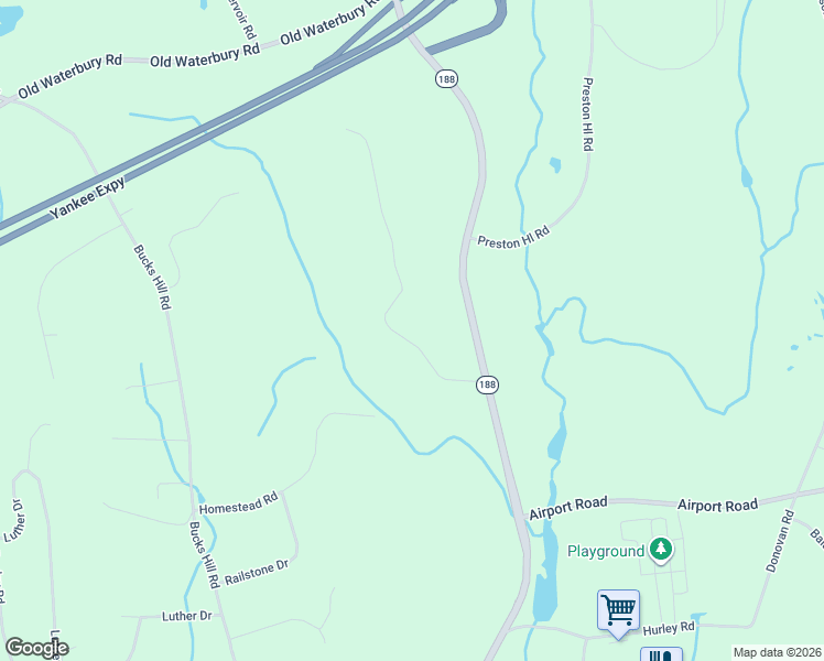 map of restaurants, bars, coffee shops, grocery stores, and more near 106 Vista View Drive in Southbury