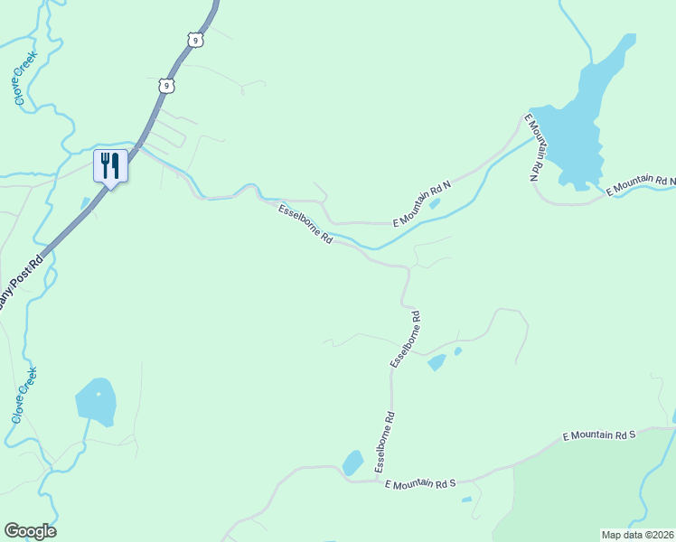 map of restaurants, bars, coffee shops, grocery stores, and more near 127 Esselborne Road in Cold Spring