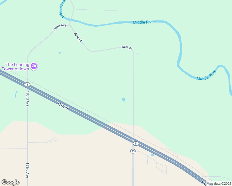 map of restaurants, bars, coffee shops, grocery stores, and more near 2486 190th Avenue in Carlisle