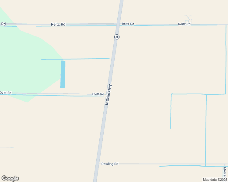 map of restaurants, bars, coffee shops, grocery stores, and more near 23032 North Dixie Highway in Perrysburg