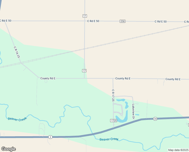 map of restaurants, bars, coffee shops, grocery stores, and more near 17063 County Road East in Bryan