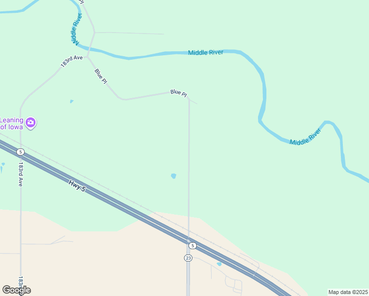 map of restaurants, bars, coffee shops, grocery stores, and more near 2486 190th Avenue in Carlisle