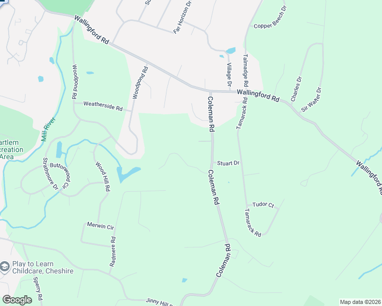 map of restaurants, bars, coffee shops, grocery stores, and more near 601 Coleman Road in Cheshire