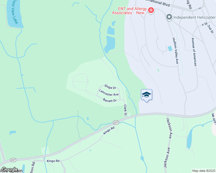 map of restaurants, bars, coffee shops, grocery stores, and more near 4098 Sluga Drive in New Windsor