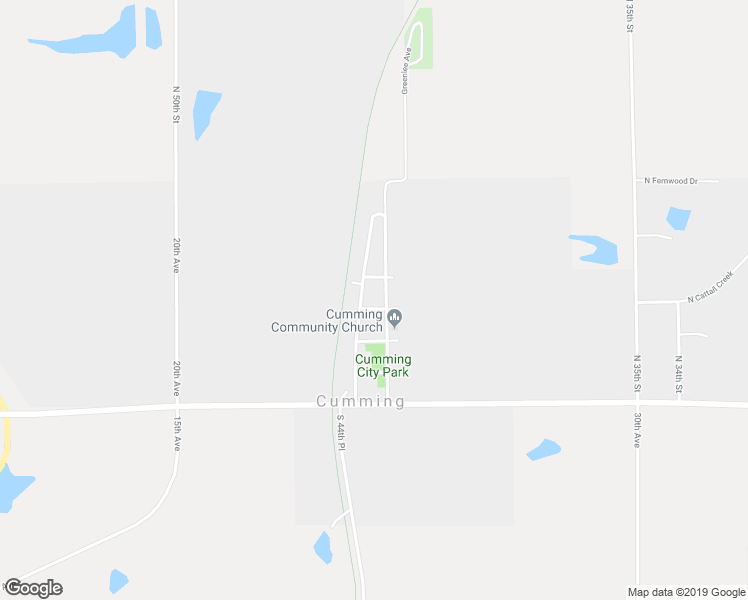 map of restaurants, bars, coffee shops, grocery stores, and more near 4325 4th Street in Cumming