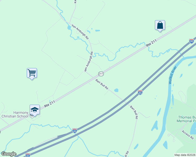map of restaurants, bars, coffee shops, grocery stores, and more near 6 Bart Bull Road in Middletown