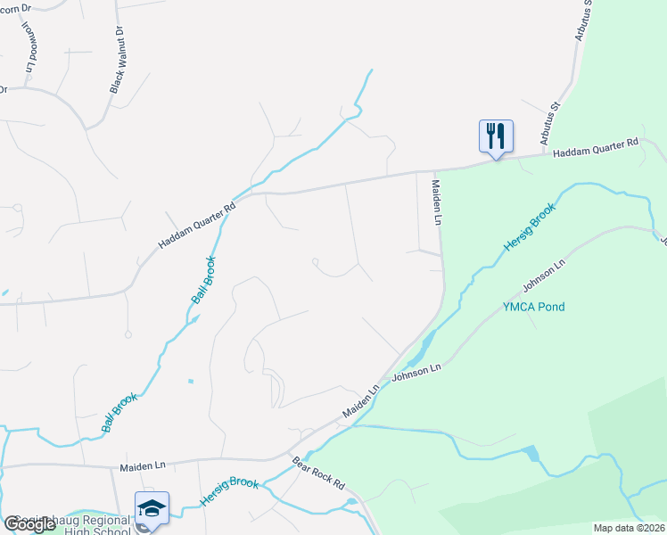 map of restaurants, bars, coffee shops, grocery stores, and more near 11 Berten Ridge Road in Durham
