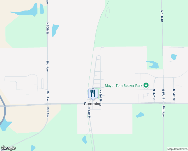 map of restaurants, bars, coffee shops, grocery stores, and more near 4328 North Dawson Avenue in Cumming