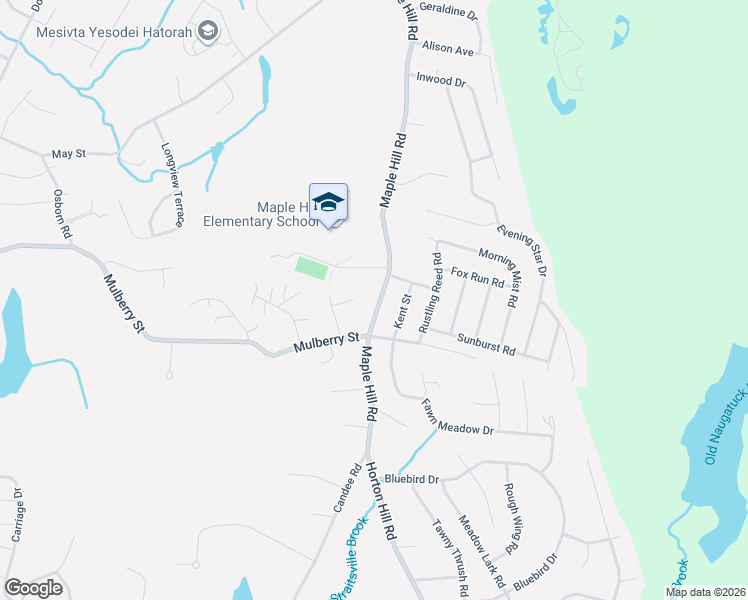 map of restaurants, bars, coffee shops, grocery stores, and more near 709 Maple Hill Road in Naugatuck