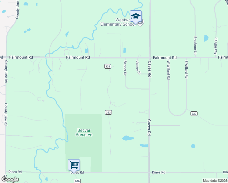 map of restaurants, bars, coffee shops, grocery stores, and more near 13993 Sweetbriar Lane in Novelty