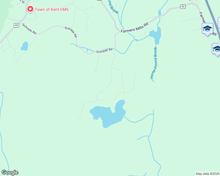 map of restaurants, bars, coffee shops, grocery stores, and more near 94 Whangtown Road in Carmel Hamlet