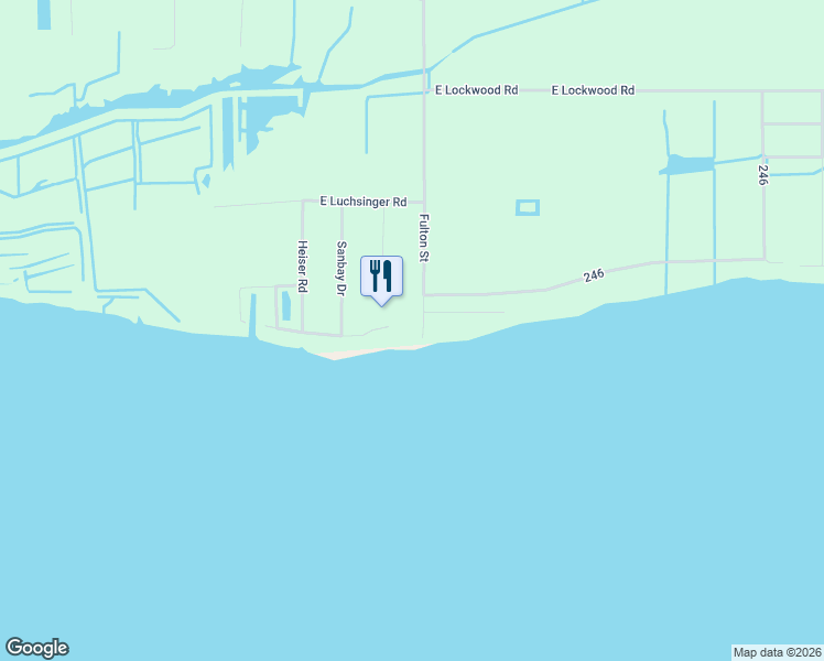 map of restaurants, bars, coffee shops, grocery stores, and more near 1985 Fulton Street in Port Clinton