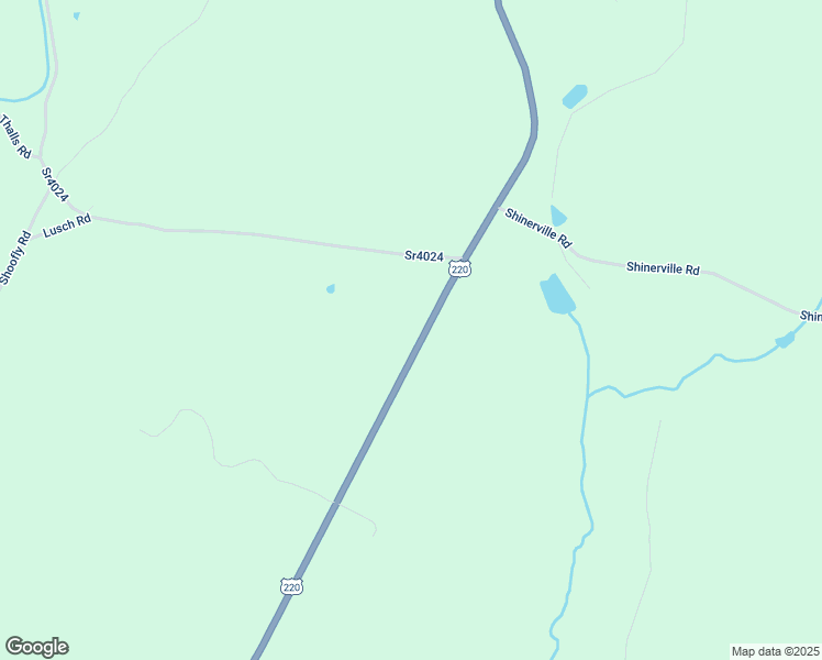 map of restaurants, bars, coffee shops, grocery stores, and more near U.S. 220 in Dushore