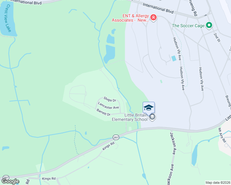 map of restaurants, bars, coffee shops, grocery stores, and more near 1000 Clark Street in New Windsor