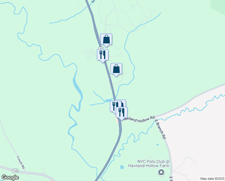 map of restaurants, bars, coffee shops, grocery stores, and more near 1391 Old Route 22 in Brewster