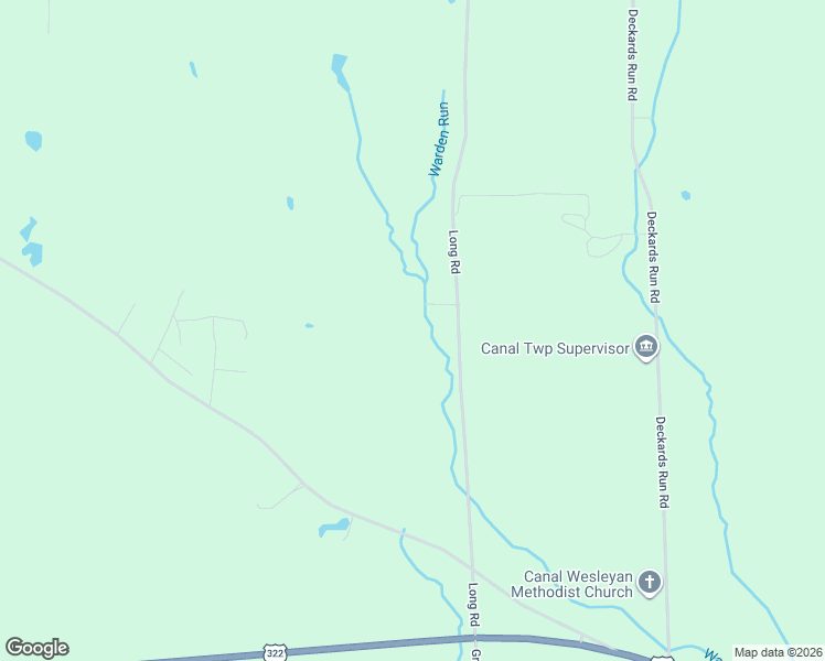 map of restaurants, bars, coffee shops, grocery stores, and more near 315 Long Road in Cochranton