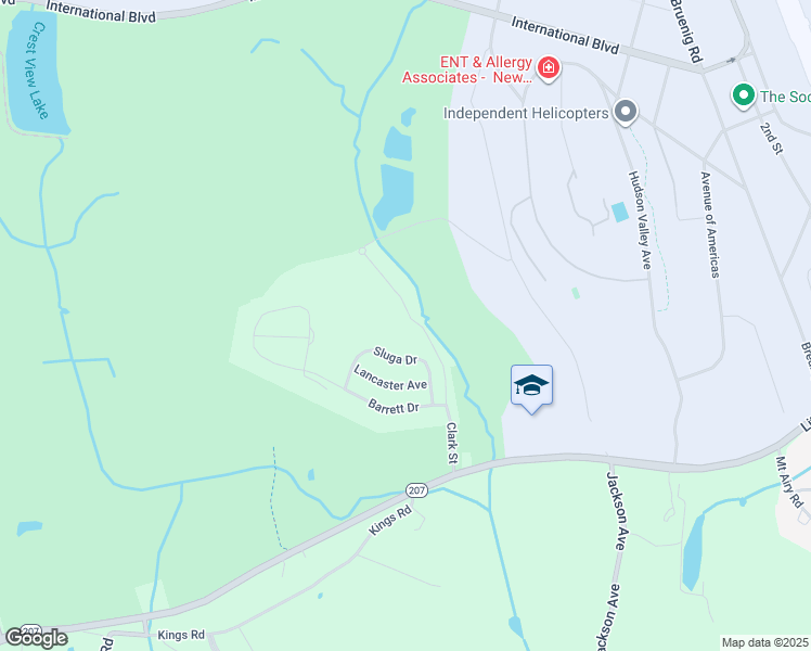 map of restaurants, bars, coffee shops, grocery stores, and more near 2000 Terrace Drive in New Windsor