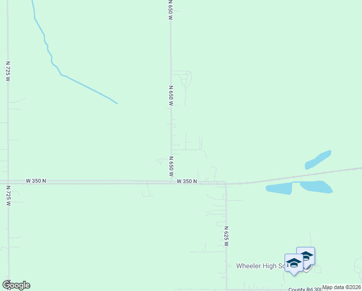 map of restaurants, bars, coffee shops, grocery stores, and more near 376 North 650 West in Valparaiso