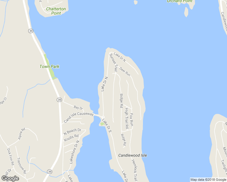 map of restaurants, bars, coffee shops, grocery stores, and more near 58 Sunset Trail in New Fairfield