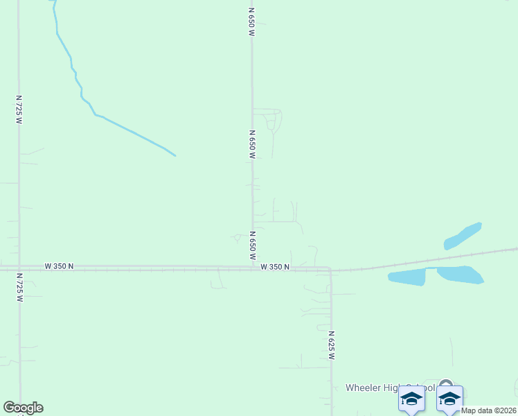 map of restaurants, bars, coffee shops, grocery stores, and more near 376 North 650 West in Valparaiso