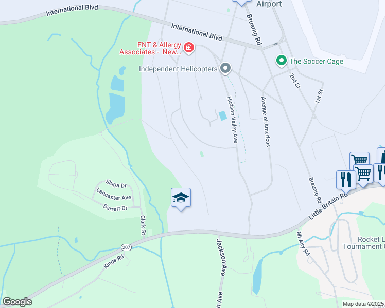 map of restaurants, bars, coffee shops, grocery stores, and more near 1511 Balsam Drive in Orange County