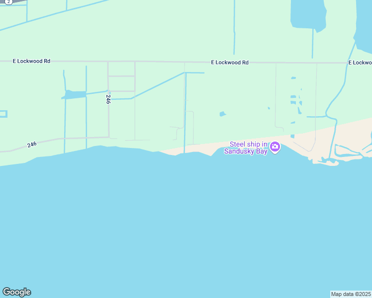 map of restaurants, bars, coffee shops, grocery stores, and more near 1920 South Bay Drive in Port Clinton