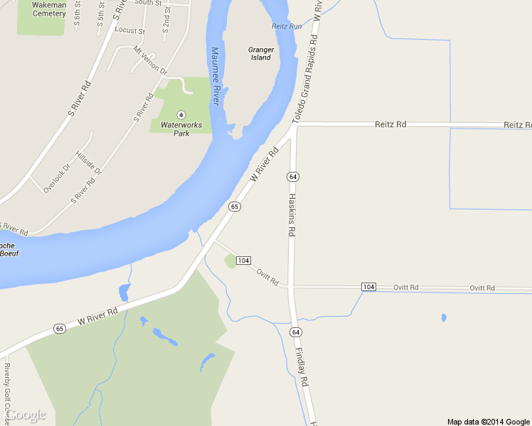 map of restaurants, bars, coffee shops, grocery stores, and more near 23231 Haskins Rd in Perrysburg