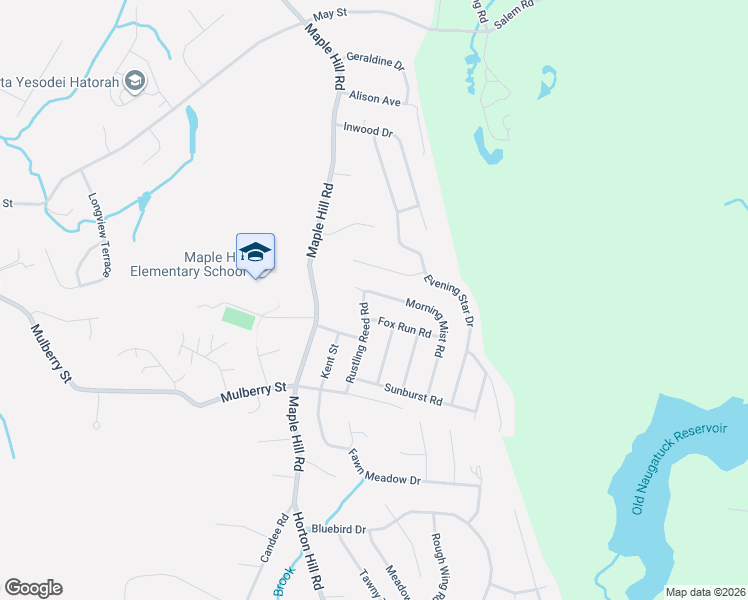map of restaurants, bars, coffee shops, grocery stores, and more near 176 Morning Mist Road in Naugatuck