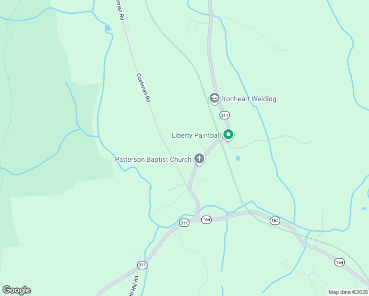 map of restaurants, bars, coffee shops, grocery stores, and more near 30 Cushman Rd in Patterson