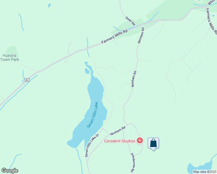map of restaurants, bars, coffee shops, grocery stores, and more near 144 Seven Hills Lake Drive in Carmel Hamlet