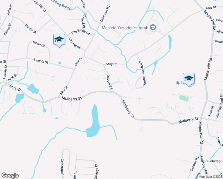 map of restaurants, bars, coffee shops, grocery stores, and more near 258 Osborn Rd in Naugatuck