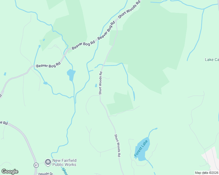 map of restaurants, bars, coffee shops, grocery stores, and more near 94 Short Woods Road in New Fairfield
