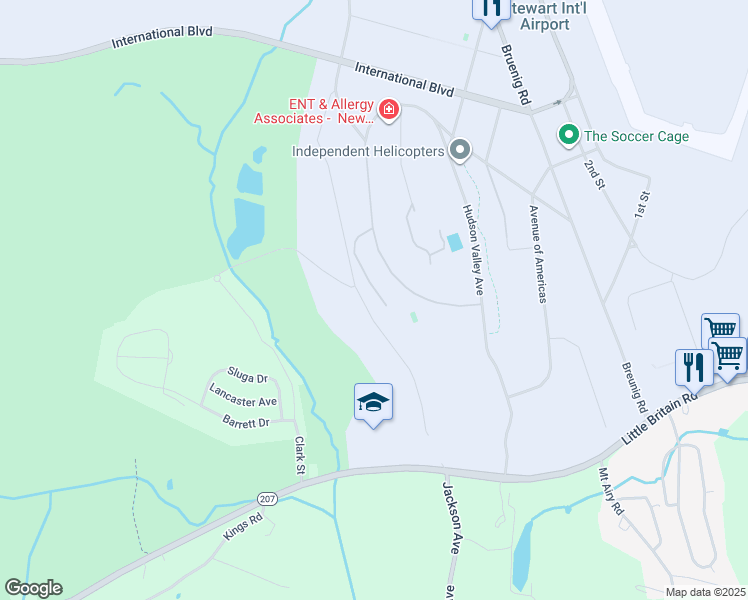 map of restaurants, bars, coffee shops, grocery stores, and more near 1511 Balsam Drive in Orange County