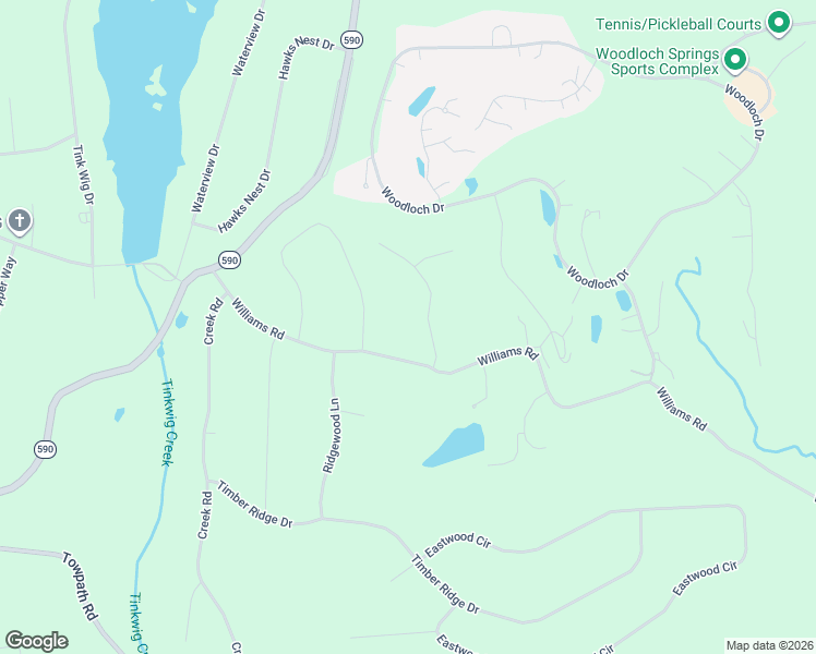 map of restaurants, bars, coffee shops, grocery stores, and more near 108 Butchs Road in Hawley