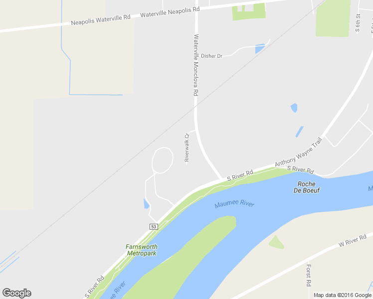 map of restaurants, bars, coffee shops, grocery stores, and more near 1450 Riverwalk Court in Waterville