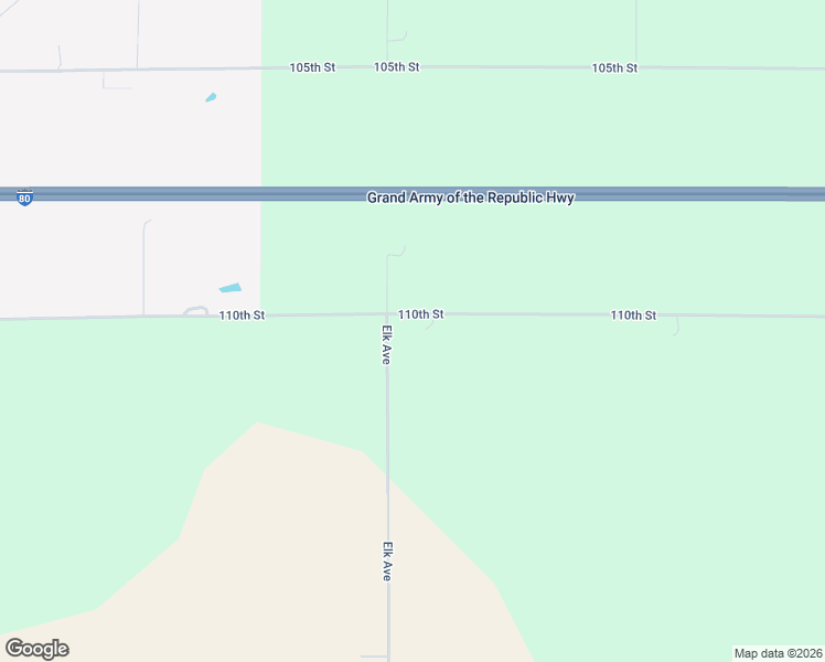 map of restaurants, bars, coffee shops, grocery stores, and more near 1408 110th Street in Adair