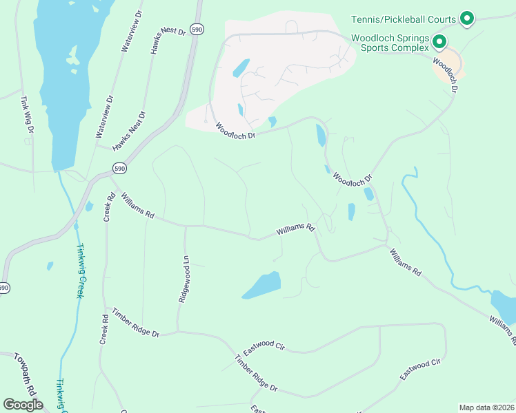 map of restaurants, bars, coffee shops, grocery stores, and more near 108 Butch's Road in Hawley