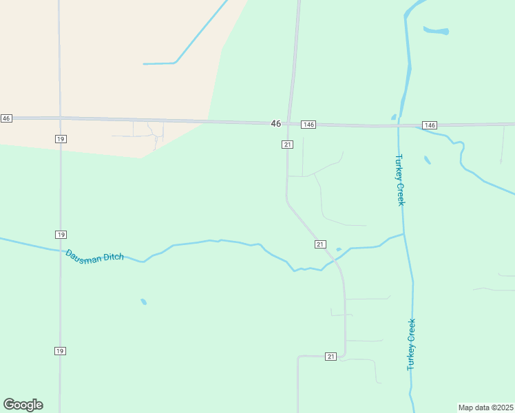 map of restaurants, bars, coffee shops, grocery stores, and more near 69257 County Road 21 in New Paris