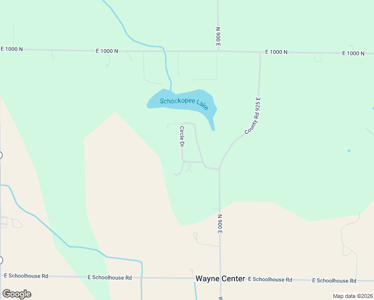 map of restaurants, bars, coffee shops, grocery stores, and more near 8591 Circle Drive in Kendallville