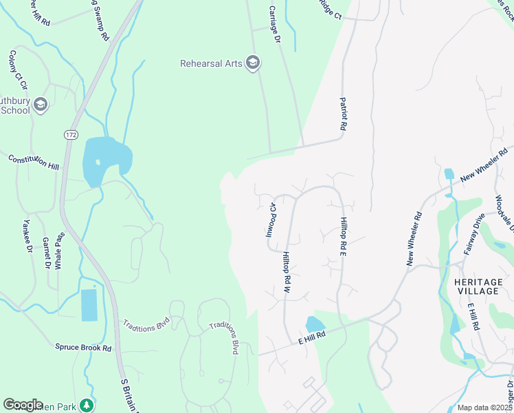map of restaurants, bars, coffee shops, grocery stores, and more near in Southbury